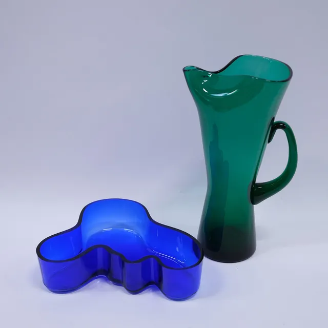 ALVAR AALTO, IITTALA, SKÅL "SAVOY" SAMT KANNA.
