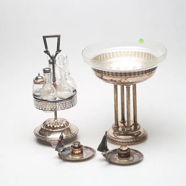 NYSILVERFÖREMÅL, 4 delar, 1900-tal.