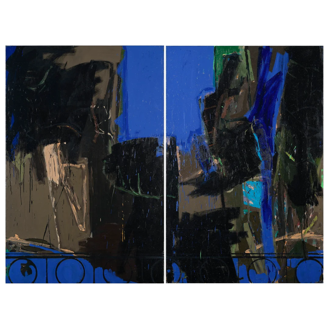 Nupen, Kjell — "Utsikt fra idylliske landskap" 1993/1994 — Kunst/Maleri — Blomqvist