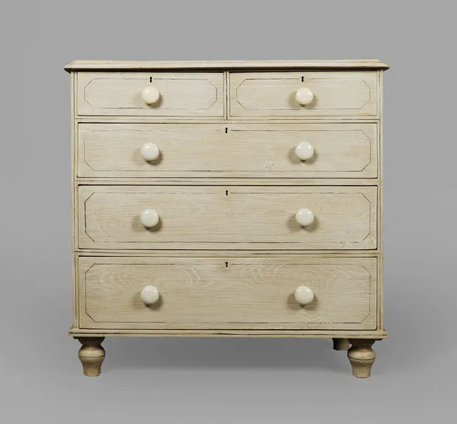 VICTORIAN PAINTED CHEST.