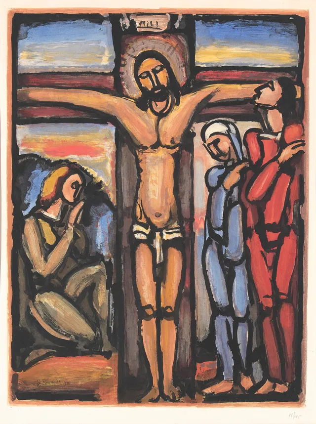 Rouault, Georges — "Christ en croix" 1936