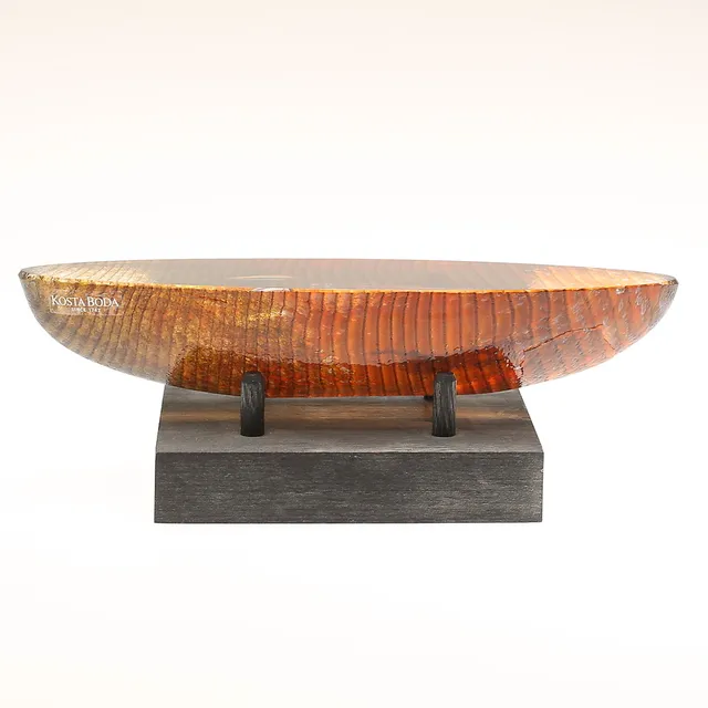 BERTIL VALLIEN. Glasskulptur, Kosta Boda, signerad.