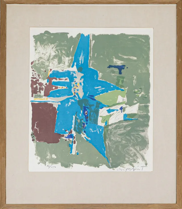JÖRGEN FOGELQUIST. Färglitografi, numrerad 94/150, signerad.