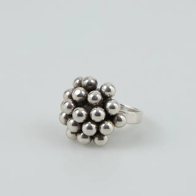 ERIK GRANIT. Ring, 916 silver, Helsingfors 1967.