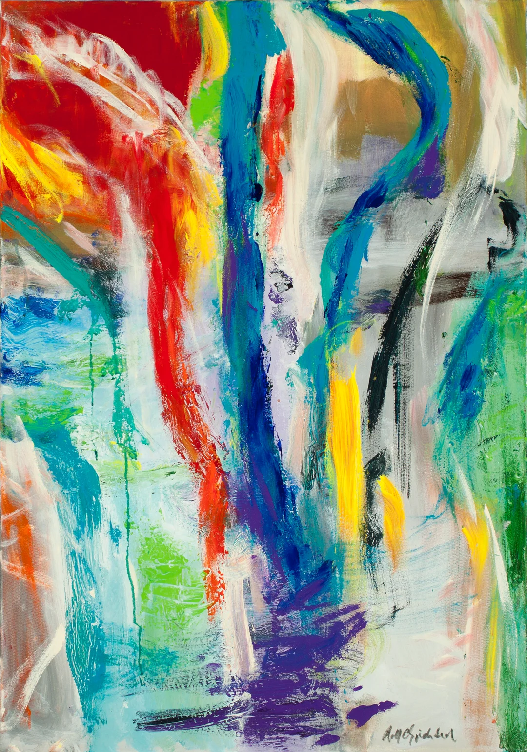 Gjedsted, Rolf — Komposisjon — Kunst/Maleri — Blomqvist