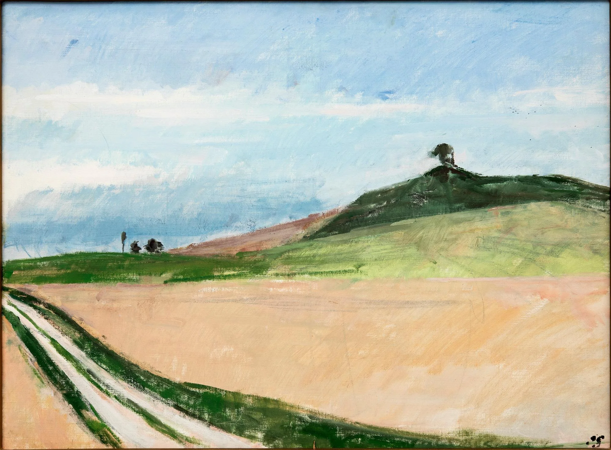 Hugo Zuhr, Österlenlandskap. — Konst/Modern svensk konst — Bukowskis