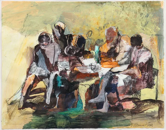 BERNDT WENNSTRÖM. Figurkomposition.