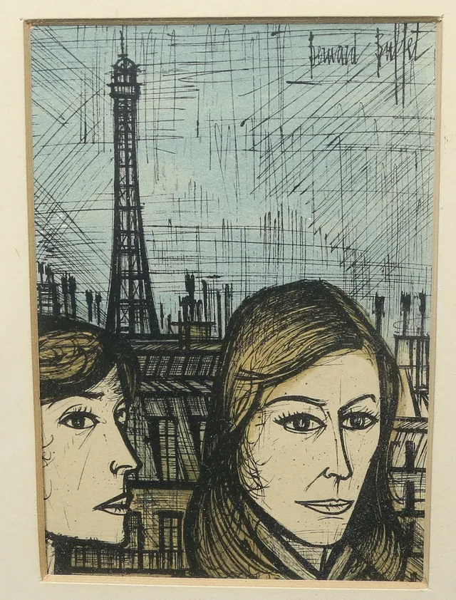 BERNARD BUFFET. EFTER. grafisk blad, signerad i trycket.