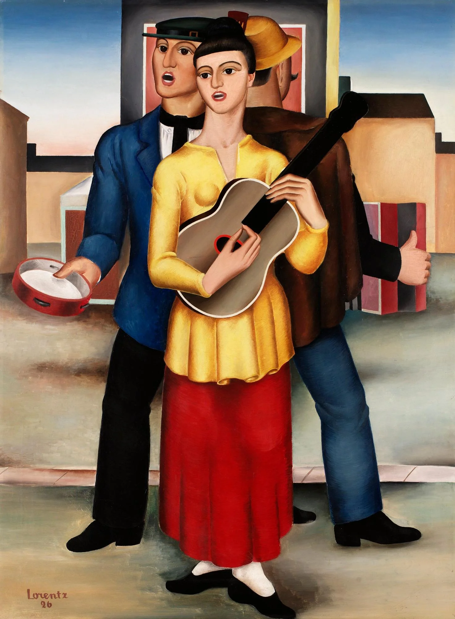 Waldemar Lorentzon, "Parisiska gatumusikanter". — Bukowskis