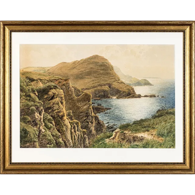 JAMES WHAITE, (1850-1916). Landskap, akvarell, signerad och daterad 83.