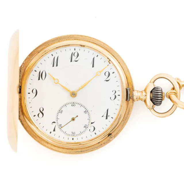 IWC, fickur, savonett, 14K guld, 52 mm.