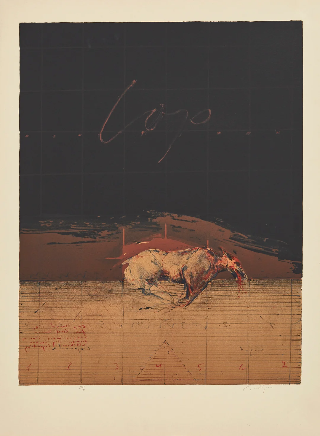 Nupen, Kjell — Uten tittel — Kunst/Grafikk — Blomqvist