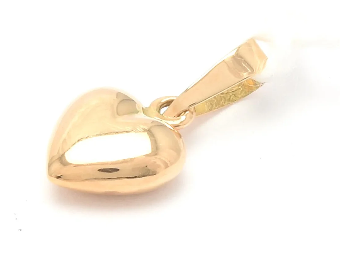 Hänge 18K 0,2g höjd: 13mm bredd: 7mm, hjärta — Smycken/Hänge — Kaplans