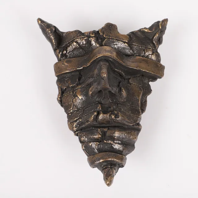 FRANK OLSSON. Skulptur/dörrkläpp, "Devil, brons, osignerad prototyp.