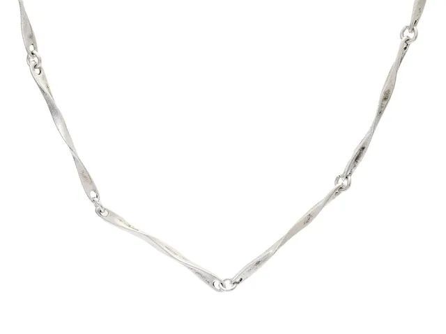 LAPPONIA, collier, Boogie, sterlingsilver, design Björn Weckström, Finland, längd ca 90 cm, vikt 41,9 g, påse