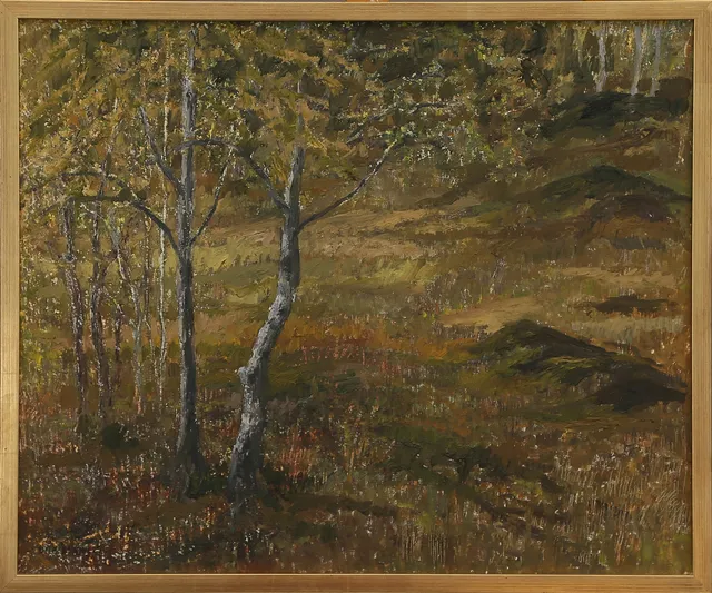 ULLA BERTHELS. OLJA på duk, signerad, 1974.