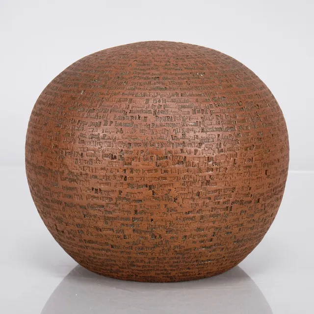 FINN LYNGGAARD. Skulptur, Klot, Keramik, 1900-tal.