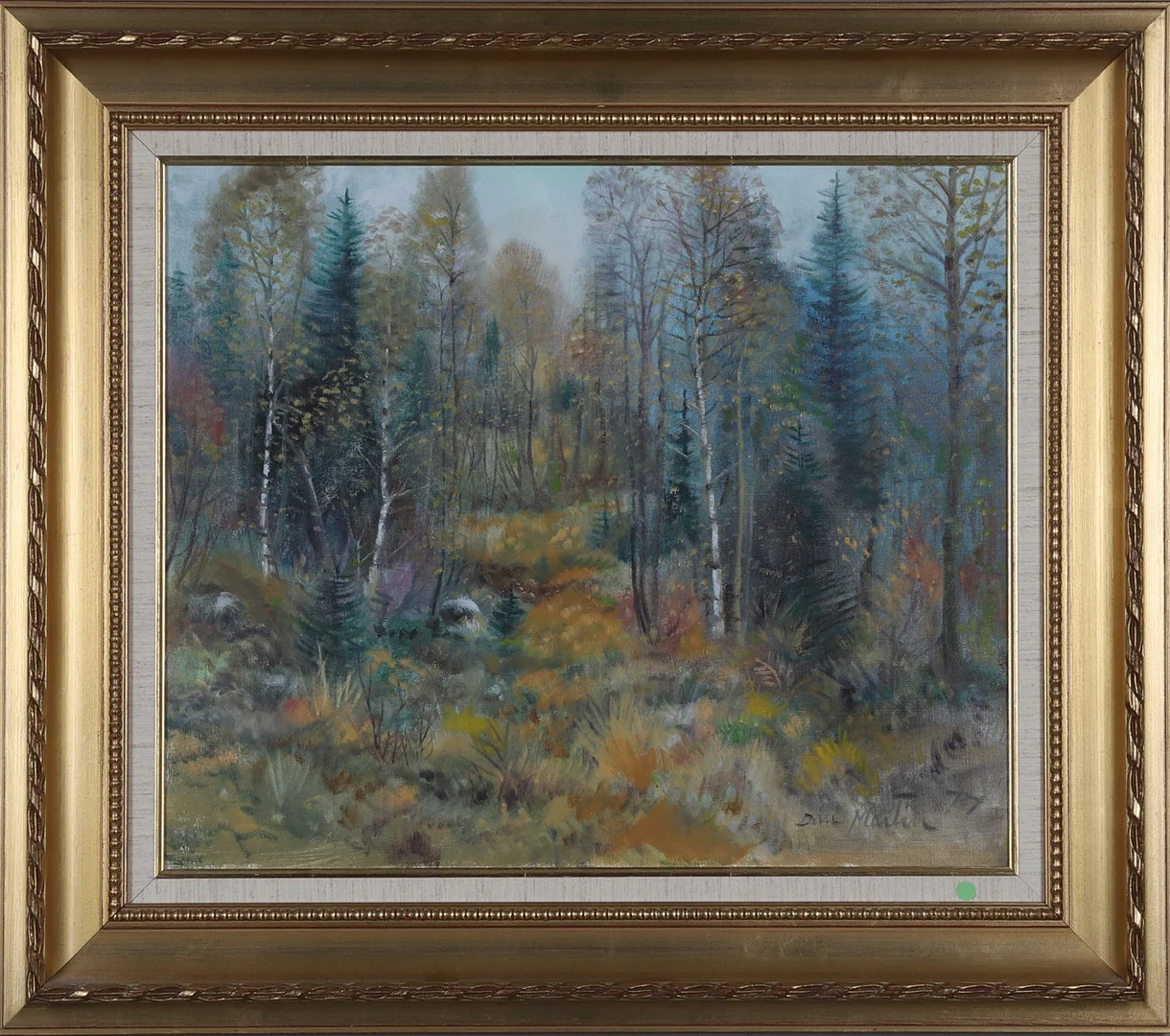 DAN MARTIN MASELL. olja på duk, signerad och daterad -77. — Paintings — Gomér & Andersson Norrköping