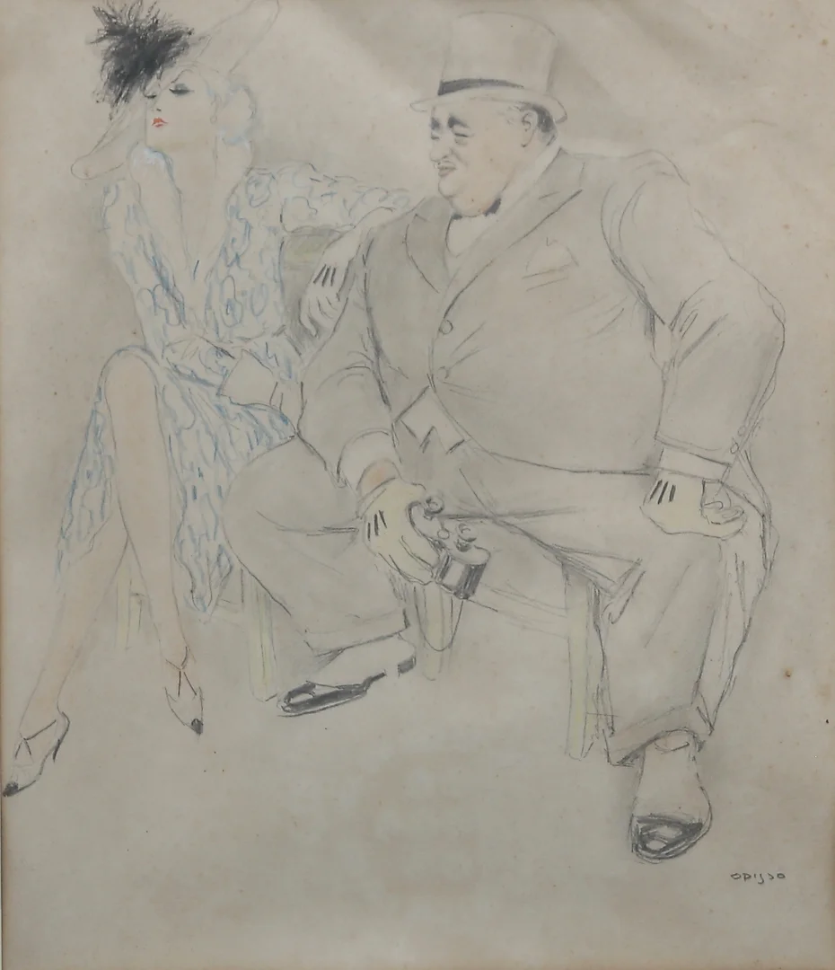 RICARD OPISSO. Couple. — Drawings — Balclis