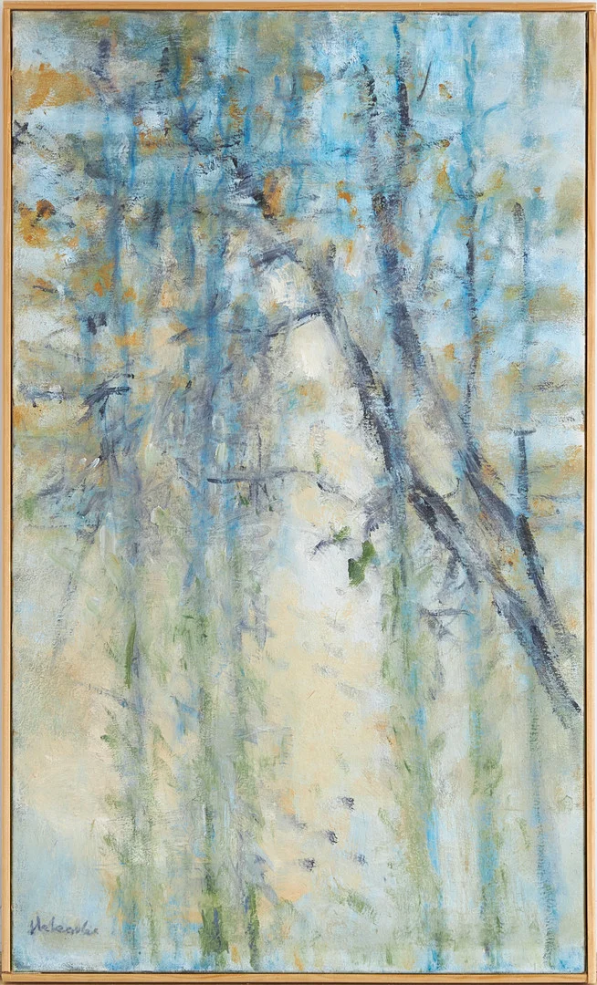 RUBEN HELEANDER. "Tidig vår", olja på duk, signerad, daterad a tergo 2013. — Paintings — Stockholms Auktionsverk Magasin 5