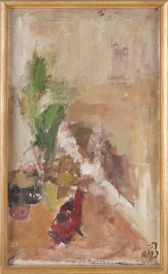 BRITTMARI JACOBSSON (GÖTEBORG 1918-1992 STOCKHOLM). Komposition, olja på duk.