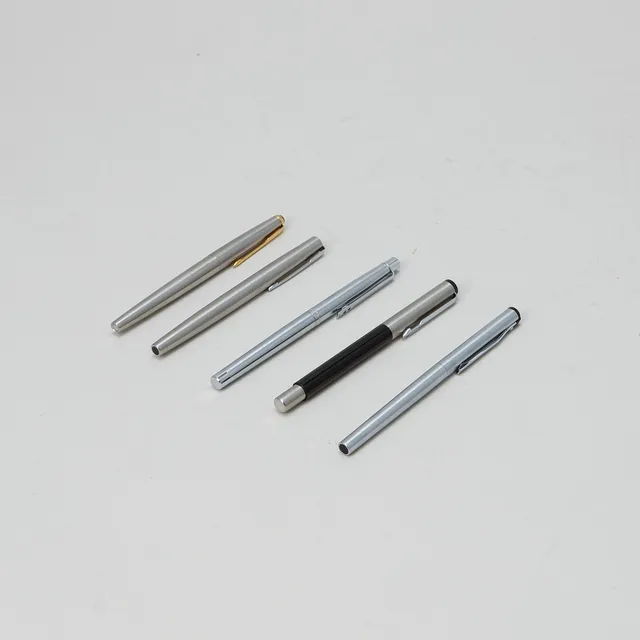 RESERVOIRPENNOR, 5 st, Parker, Papermate och Sheaffer.