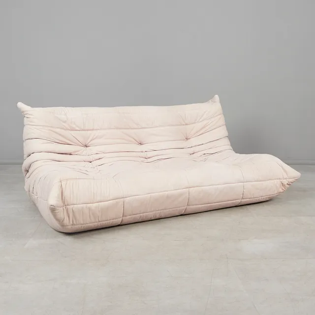 MICHEL DUCAROY. Ligne Roset, Sofa / Dreisitzer, Modell 'Togo', Entwurf 1973, Frankreich.