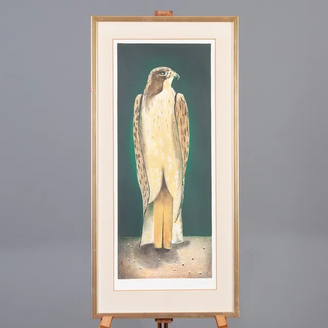 MICHAEL QVARSEBO. Färglitografi, signerad och numrerad 195/300.