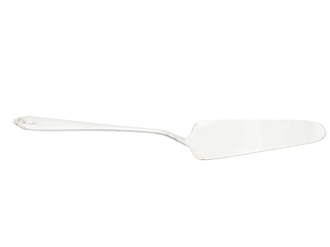 TÅRTSPADE, silver, modell Vasa, längd ca 24 cm, vikt ca 57,3 g. — Silver/Matsilver — Kaplans