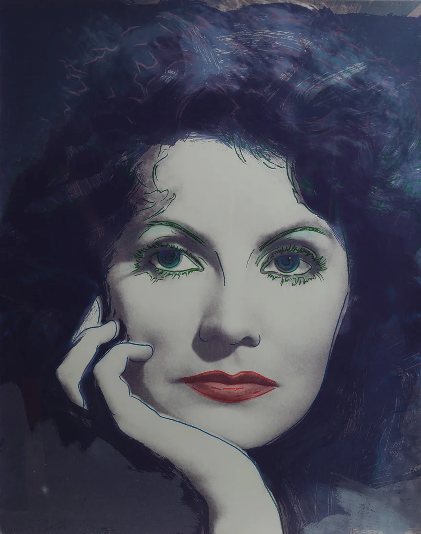 RUPERT JASEN SMITH. Färgserigrafi, "Dreaming", ur Greta Garbo-sviten, utgiven av Galerie Börjeson 1988, signerad, numrerad 45/125. — Engravings & Prints — RA Auktionsverket Norrköping
