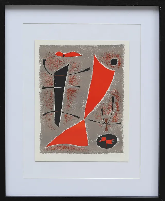 GUSTAVE SINGIER (1909-1984). Färglitografi, ur XX:e siècle nr 5 1955.
