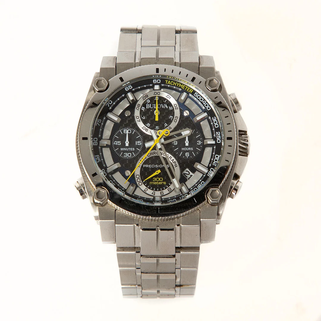BULOVA, armbandsur, Precisionist, stål, 2000-tal. — Wristwatches — Stockholms Auktionsverk Göteborg