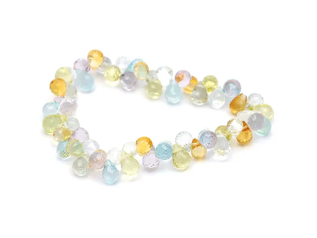 ARMBAND, 6 sorter ädelstenar,
