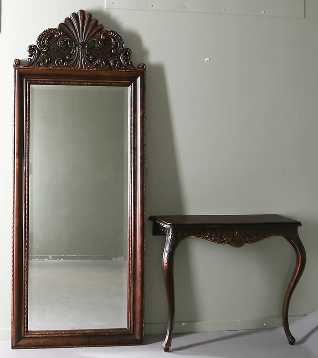 SPEGEL samt KONSOLBORD, 1900-tal.
