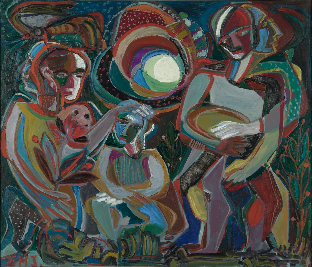 Johannessen, Erik Harry — "Komposisjon" 1971 — Kunst/Maleri — Blomqvist