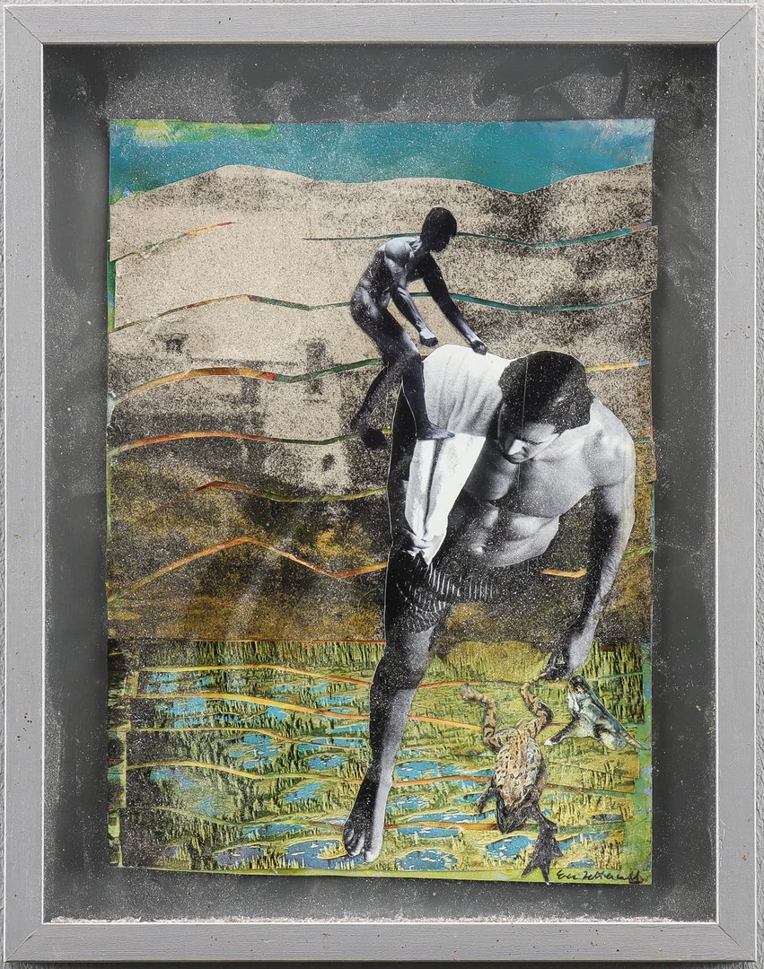 EVA ZETTERVALL. Figurkomposition. — Paintings — Karlstad Hammarö Auktionsverk