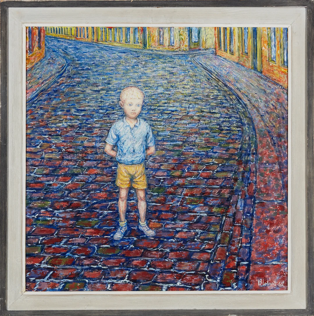 Blohm, Roy — Gutten i gaten, 1962 — Kunst/Maleri — Blomqvist