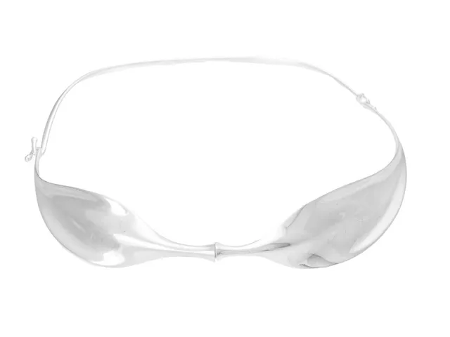 GEORG JENSEN, collier, sterling silver, Torun, nr 242 B, storlek M-L, etui, vikt 69,3 g.