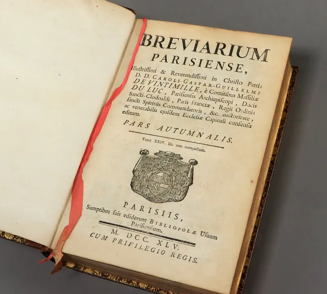 C.-G.-G. de Vintimille. 'Breviarium Parisiense', 1745
