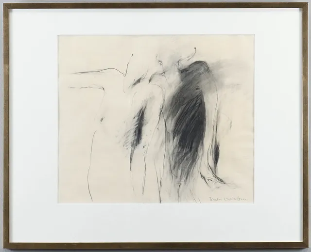 BARBRO GUSTAFSON blyerts, signerad.