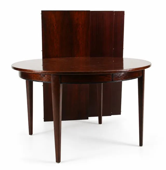 Omann Junior. Circular dining table model 55, rosewood (4)