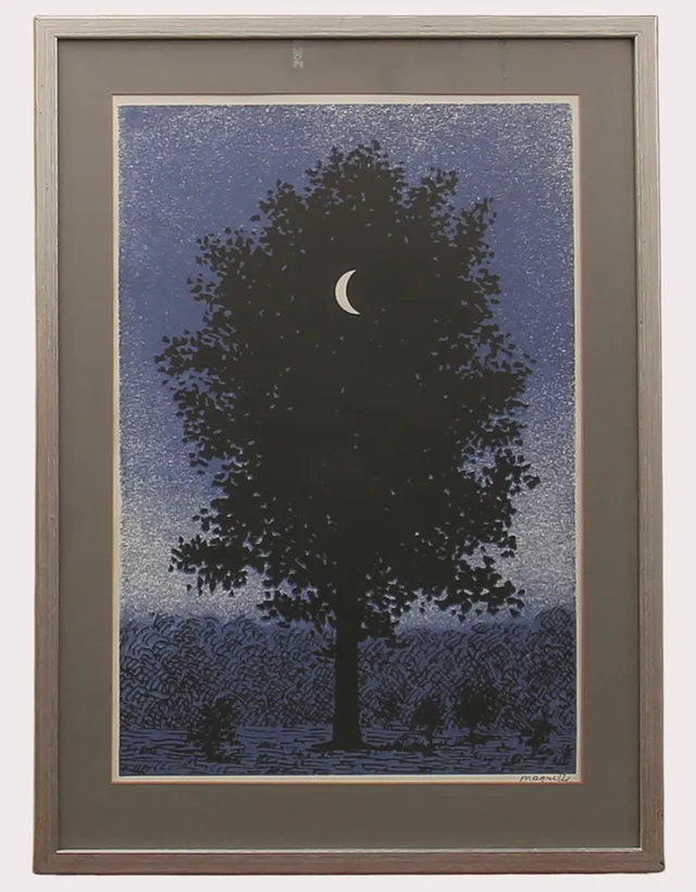 RENÉ MAGRITTE. EFTER. ”Grip i september”. Omkring 1900-talets sista fjärdedel.