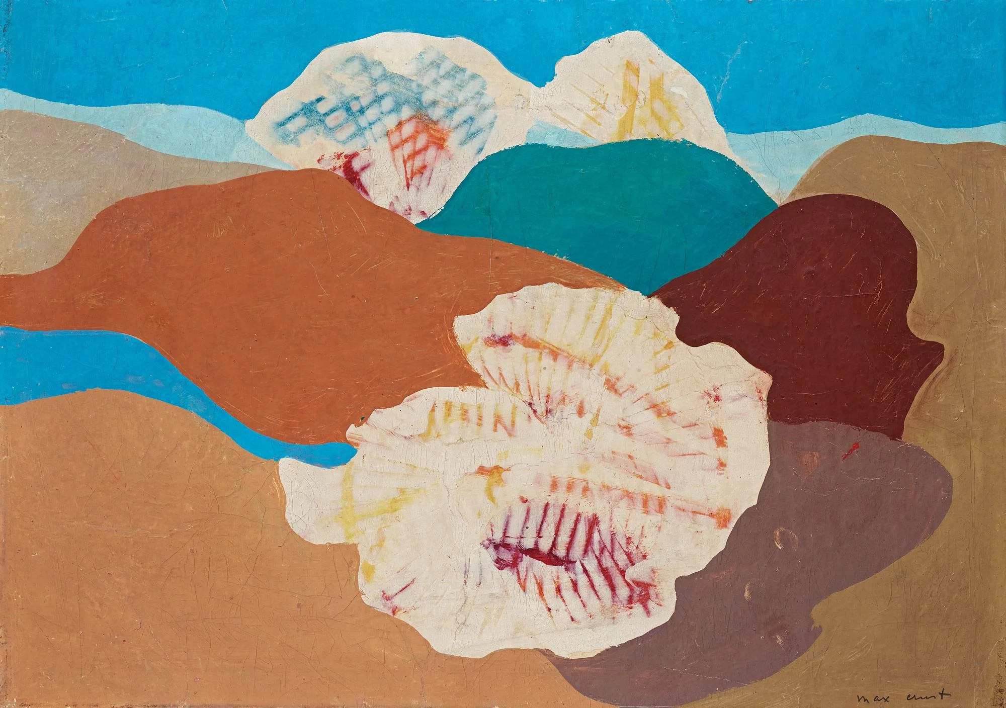 Max Ernst, "Poésie des Fleurs" (Fleurs coquillages). — Bukowskis