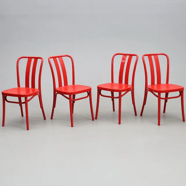ERIK WÖRTZ. Stolar, 4 st, "Lena", 1970-tal, Ikea.