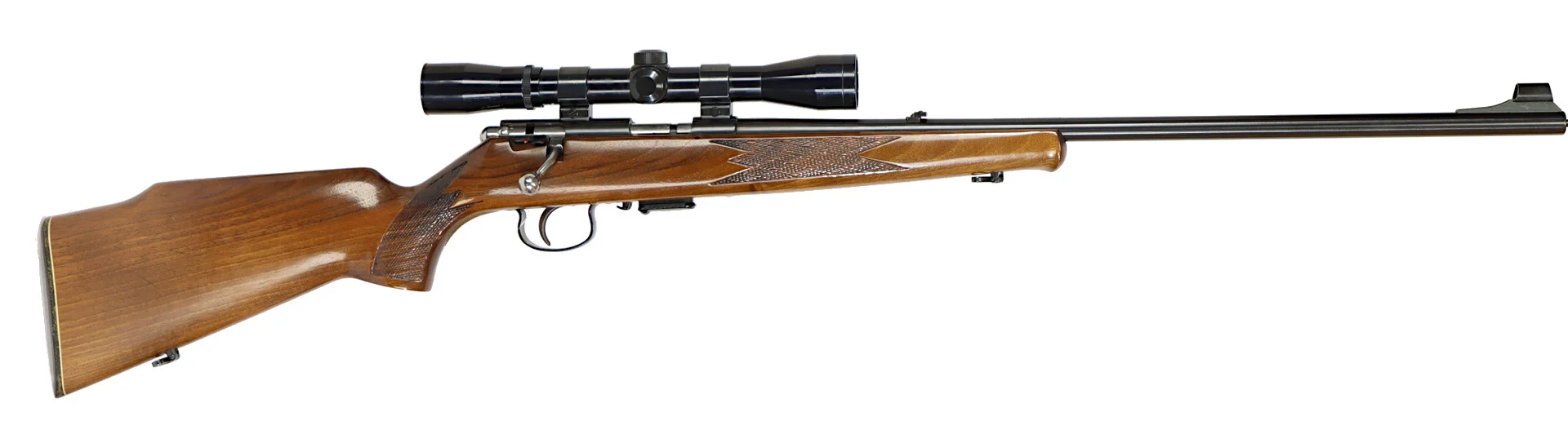 KULGEVÄR, fabrikat Anschütz, modell 1515-1516, kaliber .22WMR, tillv.nr 1158071, se-nr SE1173988. — Rifles — Walter Borg