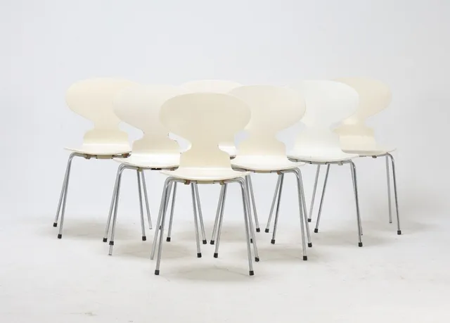 Arne Jacobsen. Seven chairs, model 'The Ant' (7)