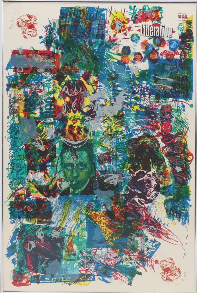 Jens Jørgen Thorsen: Composition. Lithography — Paintings and sculptures/Prints and photography — Lauritz
