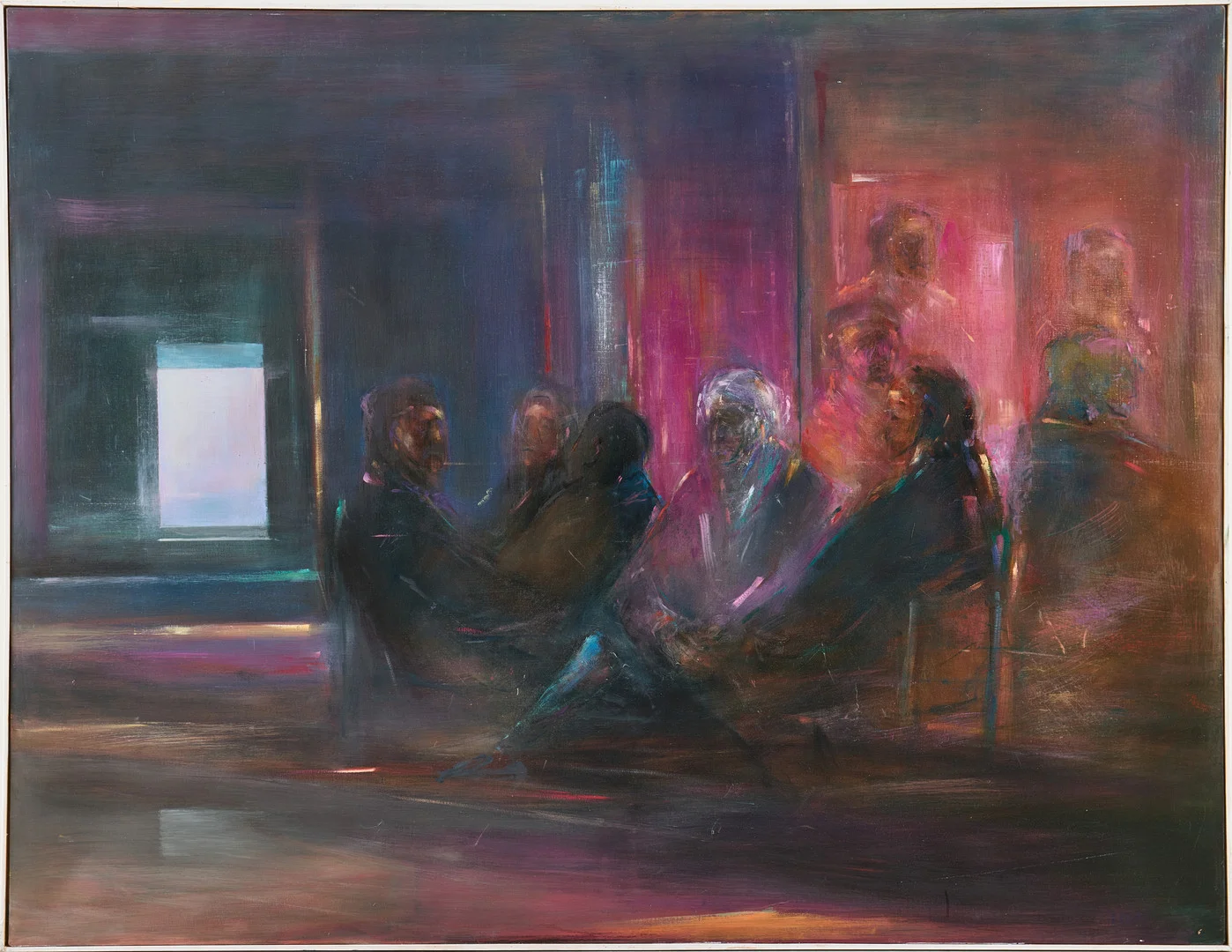 INGEMAR LÖÖF (SVERIGE, 1929-2007). "Samtal". — Paintings — Stockholms Auktionsverk Magasin 5