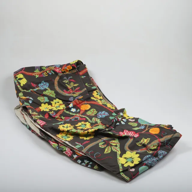 JOSEF FRANK. Gardinkappa, "Baranquilla", bomull, Firma Svenskt Tenn, Stockholm.
