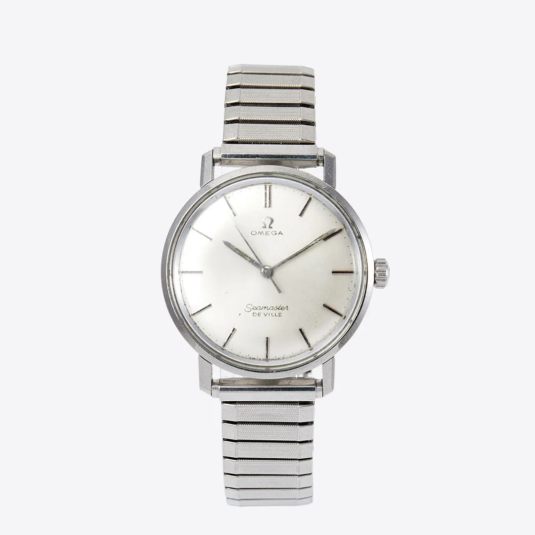 OMEGA, Seamaster De Ville (Swiss Made T), armbandsur, 34 mm, stål, ca 1965. — Wristwatches — Stockholms Auktionsverk Sickla